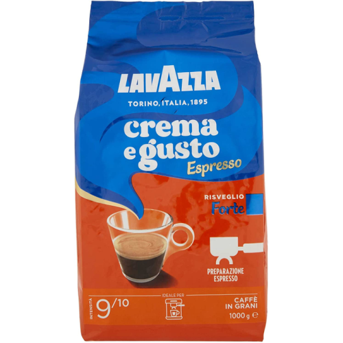 Lavazza Crema e Gusto Forte cafea boabe 1kg